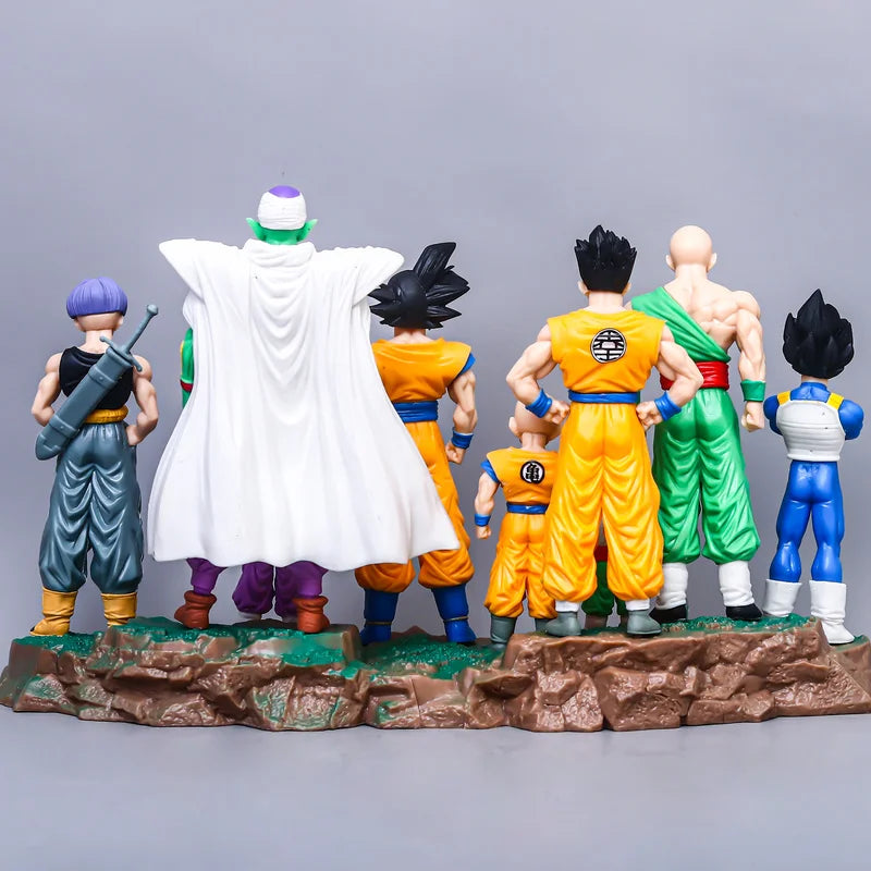 Anime Dragon Ball Kids Krillin Son Gohan Trunks Action Figures PVC Model Collection Desktop Decoration Toys Kids Birthday Gifts Beauty World Shop