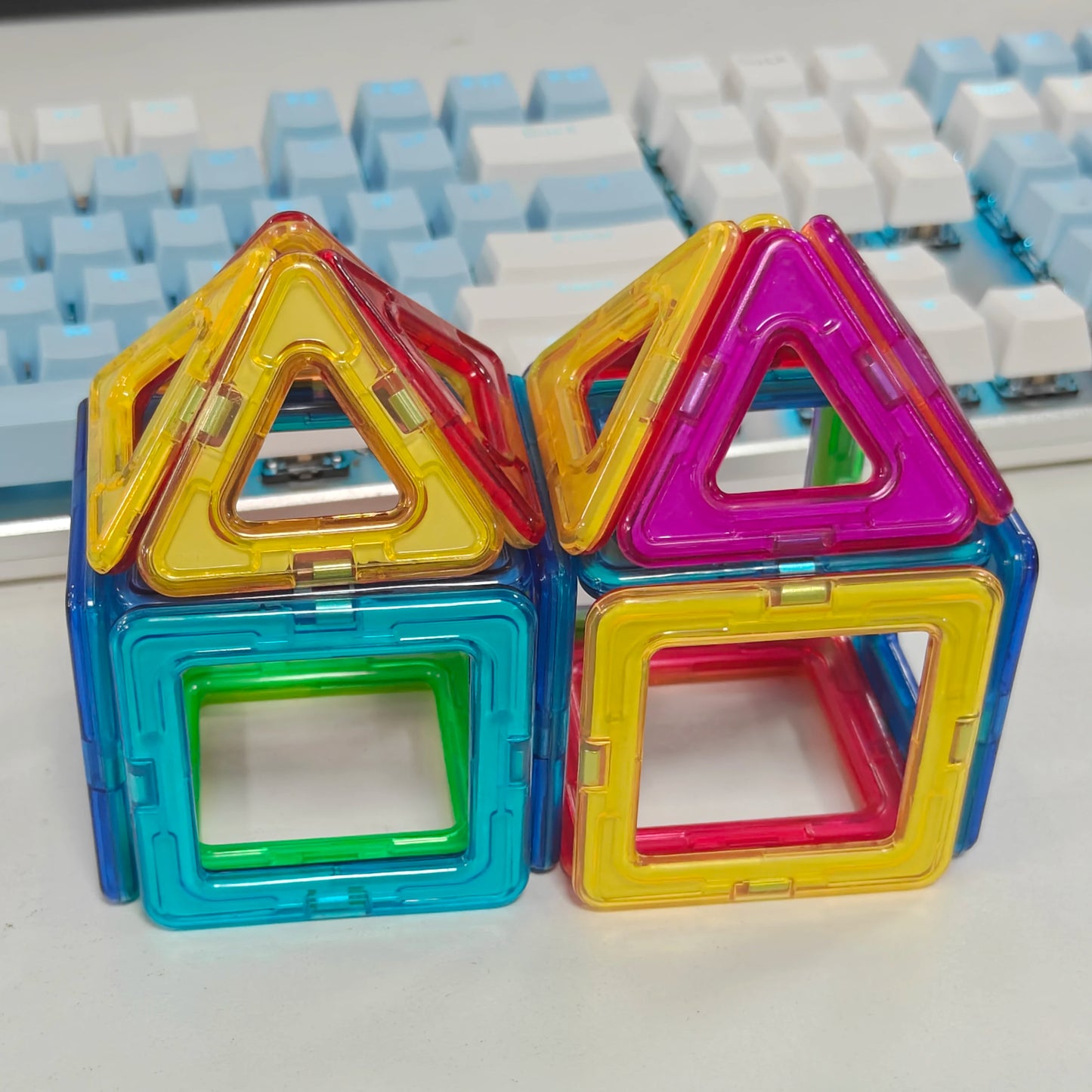 Magnetic Building Blocks DIY Magnets Toys medium size STEM Toys Construction Toys Learning Educational Magnet Toys Beauty World Shop