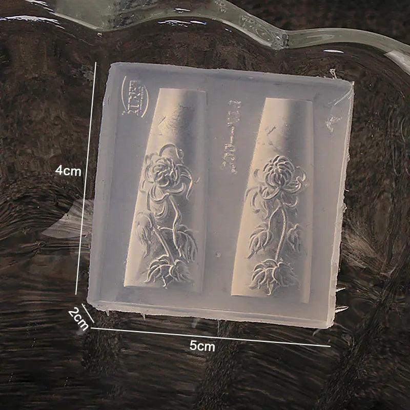 3D Reusable Soft Silicone Embossed Nail Art Mold Featuring Bows,Butterfly and Flower for DIY Nail Art &Charm Decoration Suppliy Beauty Trend Shop