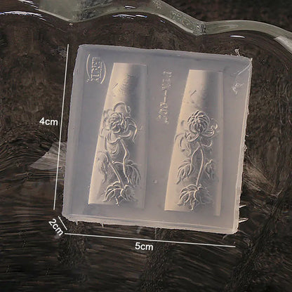 3D Reusable Soft Silicone Embossed Nail Art Mold Featuring Bows,Butterfly and Flower for DIY Nail Art &Charm Decoration Suppliy Beauty Trend Shop