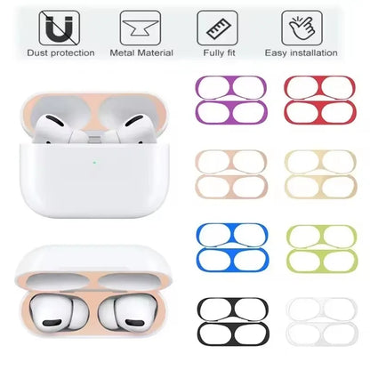 Dust-proof Scratchproof Sticker for Airpods Pro 1 2 3 4 Dust Guard Protective Earphone Film for AirPods 2/1/pro Cover Stickers