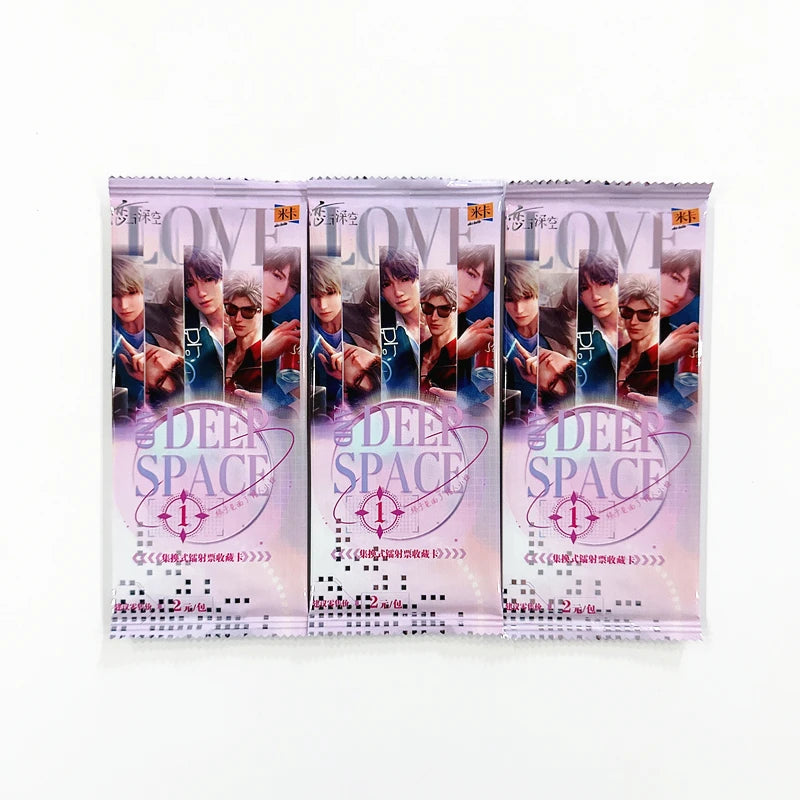 1 Bag Game Love And Deepspace Holographic Laser Ticket Stubs Caleb Sylus Zayne Xavier Characters Art Bookmark Beauty World Shop