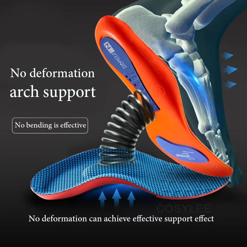 Orthotic Insole Arch Support Flatfoot Running Insoles for Shoes Sole Orthopedic Insoles For Feet Ease Pressure Beauty World Shop