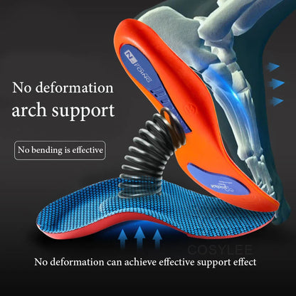 Orthotic Insole Arch Support Flatfoot Running Insoles for Shoes Sole Orthopedic Insoles For Feet Ease Pressure Beauty World Shop
