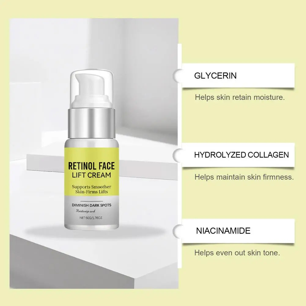 Retinol Serum Nourishes Moisturizes Firms The Skin Reduces Fine Lines And Dark Circles Minimizes Pores Antioxidant Anti-aging Beauty World Shop