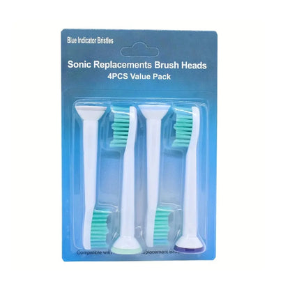 4-32pcs Electric Toothbrush Replacement Heads Compatible with Philips Sonicare Replacement Brush Heads Click-on Handles Beauty World Shop