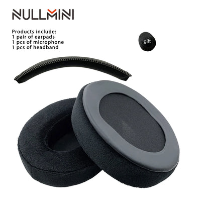 NullMini Replacement Earpads for HyperX Cloud 1/2, Alpha, Silver, Core, Revolver Headphones Headband Ear Cushion
