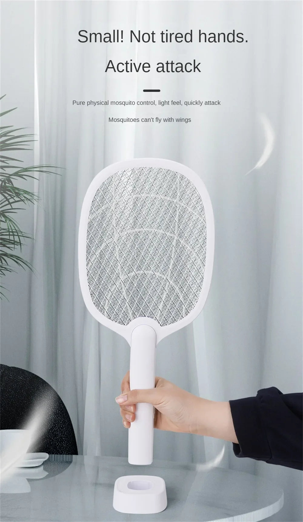 Mosquito Killer Lamp USB Rechargeable Electric Foldable Mosquito Killer Racket Fly Swatter Repellent Lamp Zapper Insects Racket Beauty World Shop