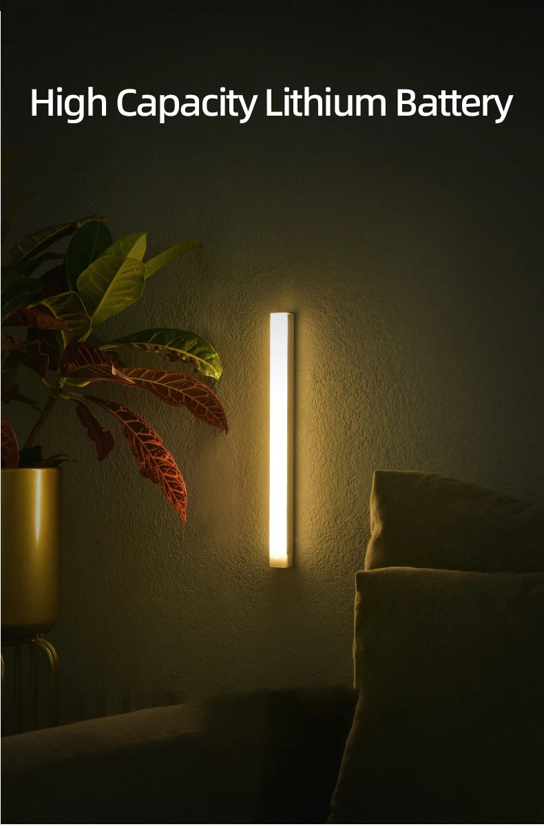 Wireless LED Night Lights Motion Sensor Lights Closet Kitchen Night Lights Bedroom Detector Light Cabinet Staircase Backlit Beauty World Shop