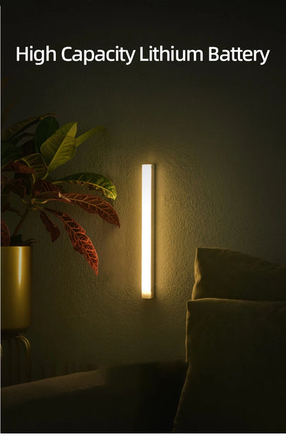 Wireless LED Night Lights Motion Sensor Lights Closet Kitchen Night Lights Bedroom Detector Light Cabinet Staircase Backlit Beauty World Shop