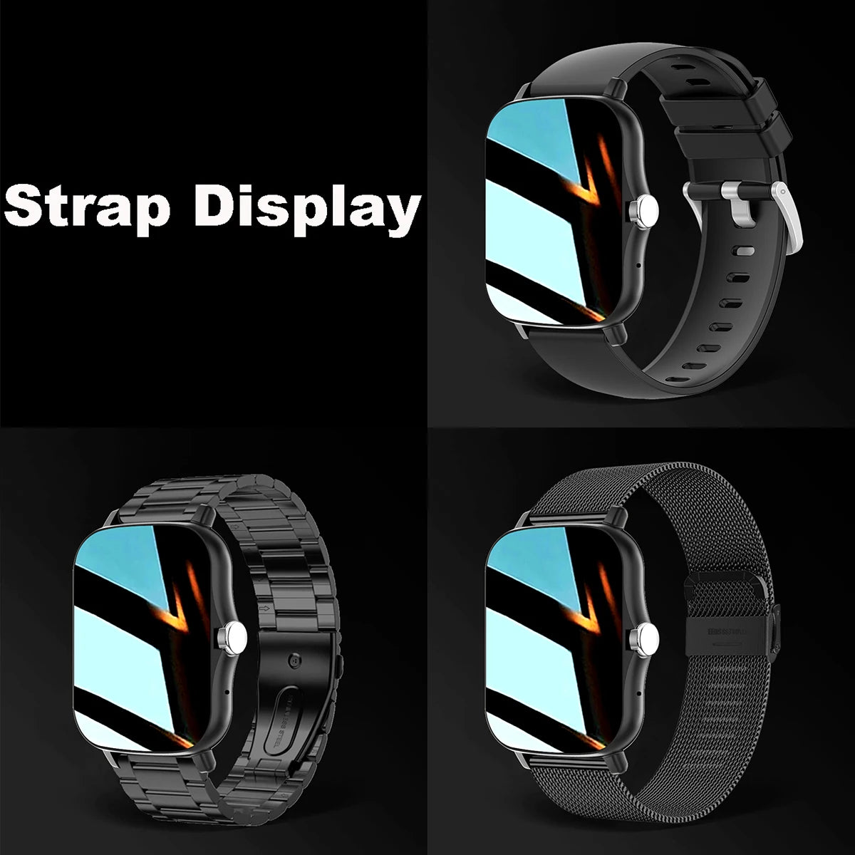 1.83'' Waterproof Smart Watch with Message Answer Call Sleep Monitoring Sports Pedometer Information Alerts For iPhone Android Beauty World Shop