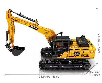 SEMBO BLOCK 1022pcs Excavator Models Building Blocks MOC City Construction Engineering Vehicle Bricks Educational Toys Boys Gift Beauty World Shop