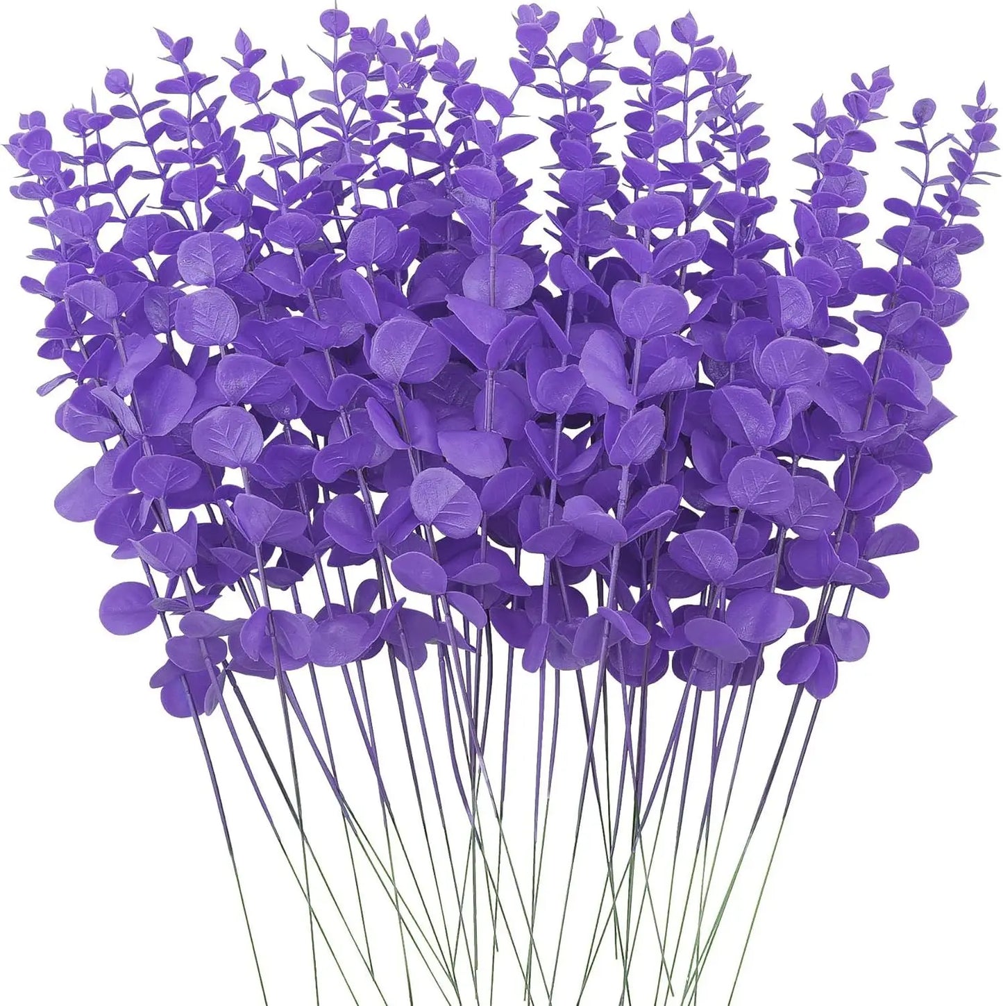 10/20pcs Artificial Plants Eucalyptus Leaves Fake Plants Vase Home Table Party Wedding Bridal Bouquet Decorations Outdoor Garden Beauty World Shop