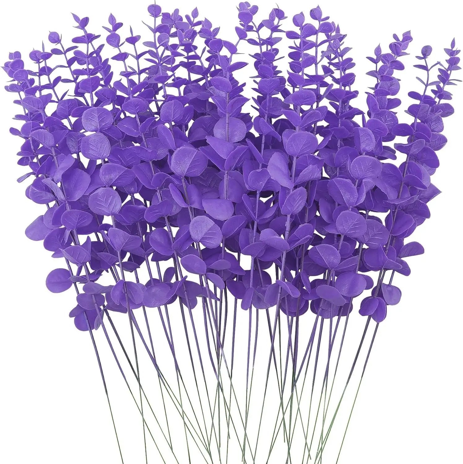 10/20pcs Artificial Plants Eucalyptus Leaves Fake Plants Vase Home Table Party Wedding Bridal Bouquet Decorations Outdoor Garden Beauty World Shop