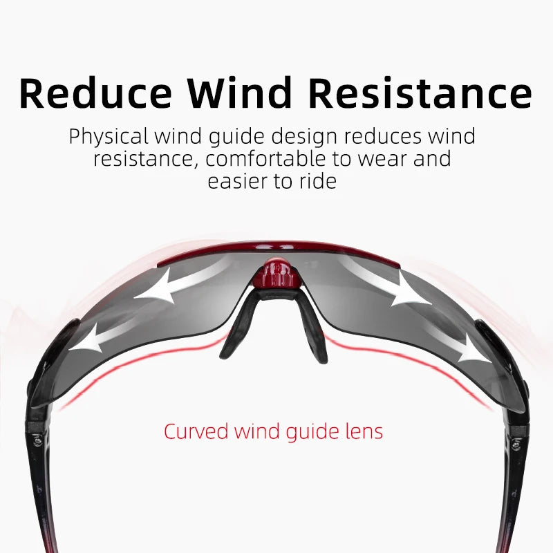 ROCKBROS Cycling Polarized glasses Bike Outdoor Sports Sunglasses MTB Road PC Goggles Eyewear Glasses 5/3 Lens Bicycle Accessory Beauty World Shop