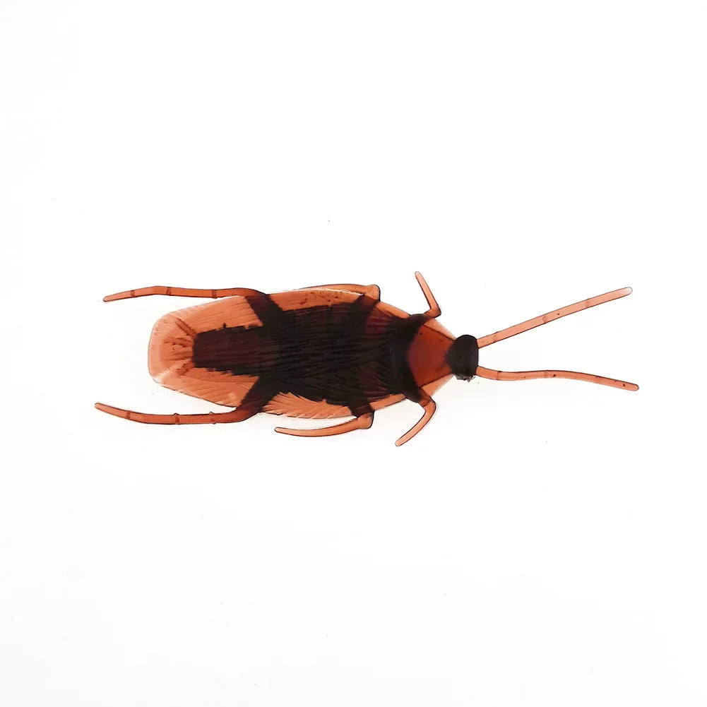 Special Lifelike Model Simulation Fake Rubber Cock Cockroach Roach Bug Roaches Toy Prank Funny Trick Joke Toys April Fools Prank Beauty World Shop