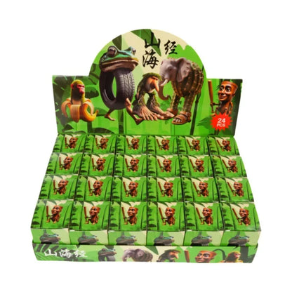 24PCS Fun Italian Brainrot Blind Box Toy Tungtungtung Sahur Tralarero Tralala Game Mini Model Blind Box Birthday Gift Toys Beauty World Shop