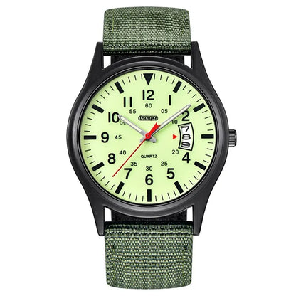 Reloj Hombre 2023 Fashion Mens Nylon Watches Luxury Men Army Military Quartz Watch Calendar Date Wristwatch Relogio Masculino Beauty World Shop