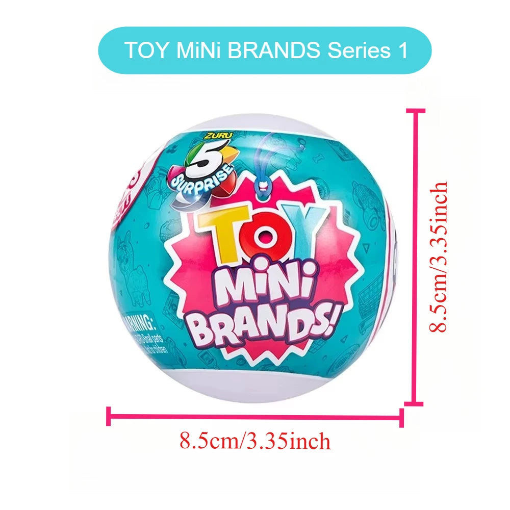 Zuru Mini Brands Toys 5 Surprise Mini Brands Toy Original Supermarket Miniature Toy  Miniature Toys Mystery Blind Box Series 1 Beauty World Shop