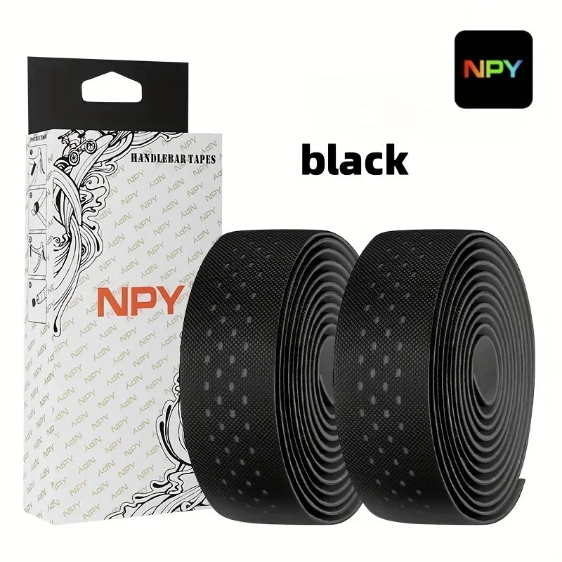 NPY2026 Road Bike Cycling Bar Colorful Tape Bicycle Handle Belt Cork EVA  Damping AntiVibration Tape Wrap With 2 Plug Fixed Gear Beauty World Shop