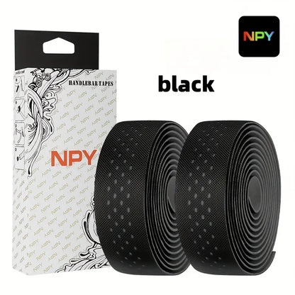 NPY2026 Road Bike Cycling Bar Colorful Tape Bicycle Handle Belt Cork EVA  Damping AntiVibration Tape Wrap With 2 Plug Fixed Gear Beauty World Shop