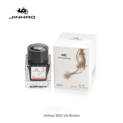 JINHAO 30ml Fountain Pen Ink Non-carbon Cartridge Refill Glass Bottled Fountain Pen Ink Stationery Office School Supplies Beauty World Shop