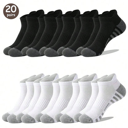 6/12 Pairs Colorful Men's Low Tub Socks Fashion Comfortable Autumn Classic Black Business Sock High-quality Men's Short Socks Beauty World Shop