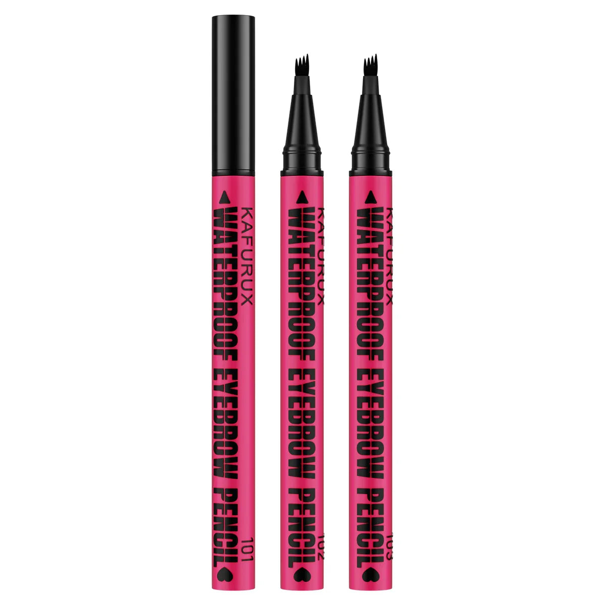 3-color Waterproof eyebrow pen, microblading eyebrow pencil with 4 split head, natural looking brows eye makeup cosmetics gifts Beauty Trend Shop