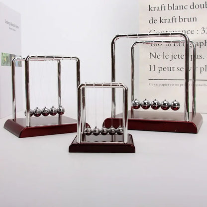 Newton Cradle Balance Steel Balls Perpetual Motion Collision Ball School Teaching Physics Science Pendulum Toy Home Decoration Beauty World Shop