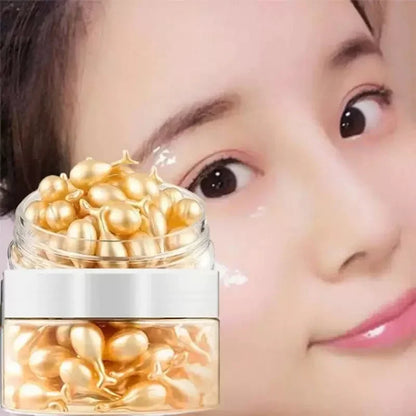 50Pcs Collagen Face Care Capsules Serum Spot Acne Wrinkle Remover Firming Whitening Hyaluronic Acid Essence Skin Care New style Beauty Trend Shop