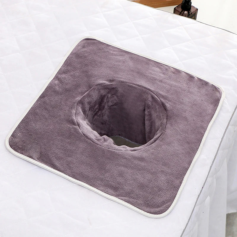 40*80cm Thickened Beauty SPA Massage Table Planking Face Towel With Hole Bed Bandana Beauty World Shop