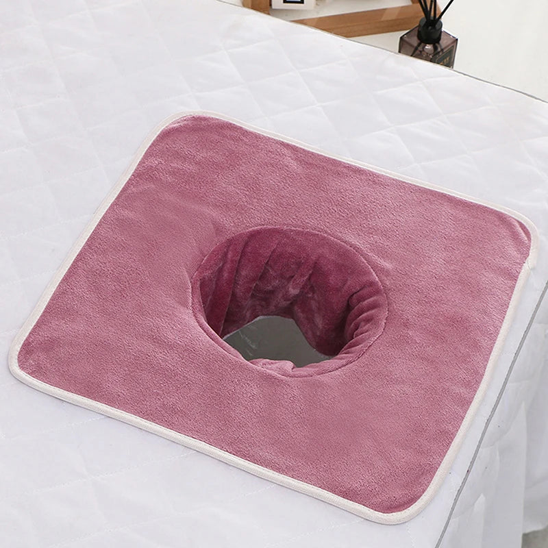 40*80cm Thickened Beauty SPA Massage Table Planking Face Towel With Hole Bed Bandana Beauty World Shop