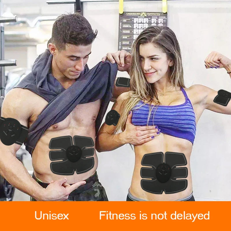EMS Muscle Stimulator Abdominal Muscle Massager Hip Training Fitness Fat Burning Buttocks Arm Abdomen Trainer Apparatus Slimming Beauty World Shop