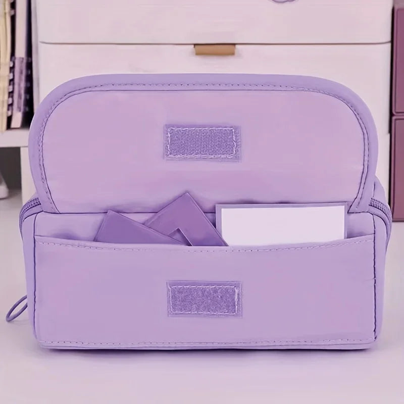 1pc large capacity learning pencil case with multifunctional desktop organization and storage stationery box for boys and girls Beauty World Shop