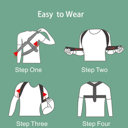 Adjustable Back Shoulder Posture Corrector Belt Clavicle Spine Support Reshape Your Body Home Office Sport Upper Back Neck Brace Beauty World Shop