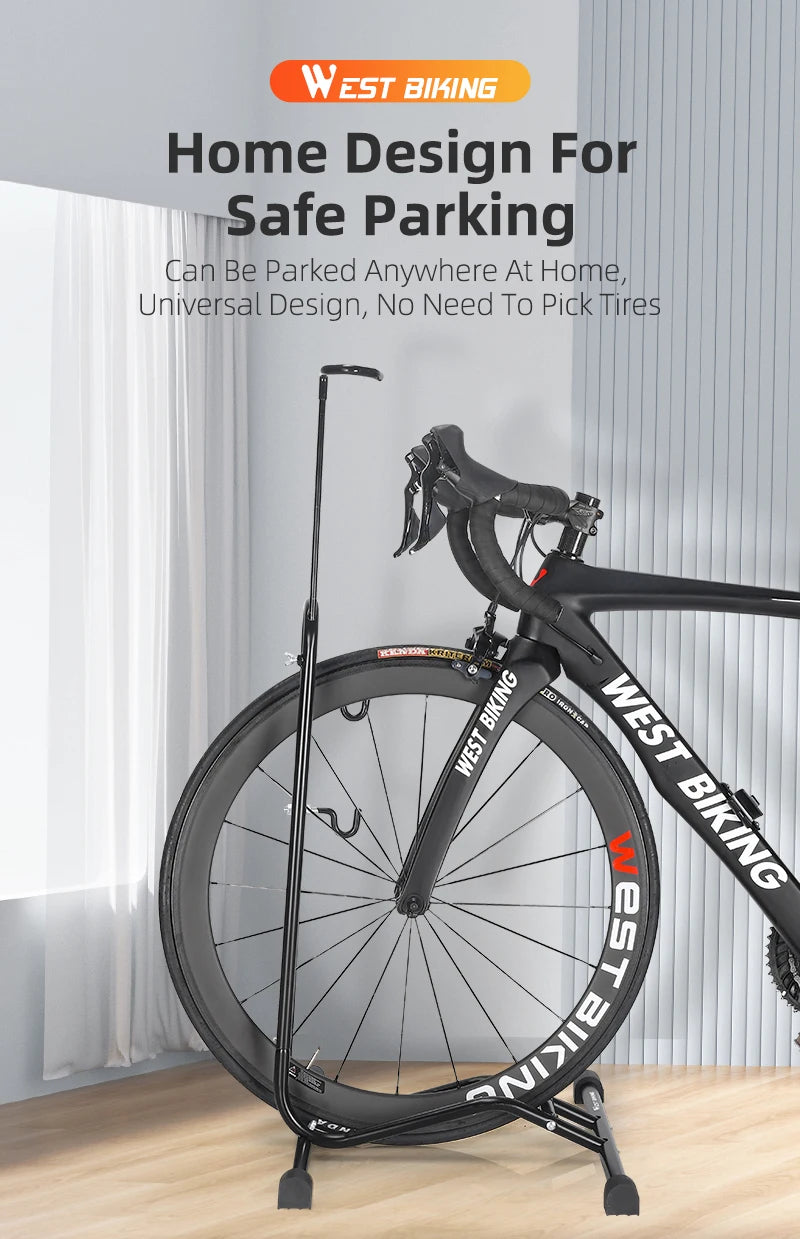 WEST BIKING 3 In 1 Bicycle Parking Rack Multifunctional Bike Indoor Garage Storage Stand MTB Road Bike Maintenance Repair Stand Beauty World Shop