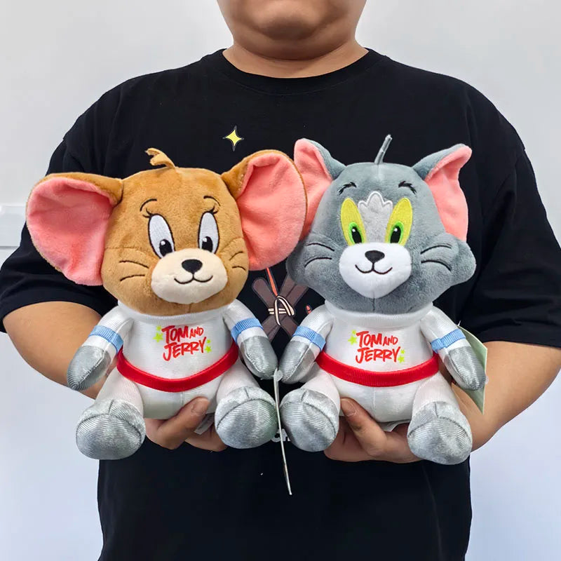 Anime Tom And Jerry Plush Toy Cartoon Movie Figures Cat Mouse Cute Plushies Stuffed Animal Doll Toys For Kids Gift Free Shipping Beauty World Shop