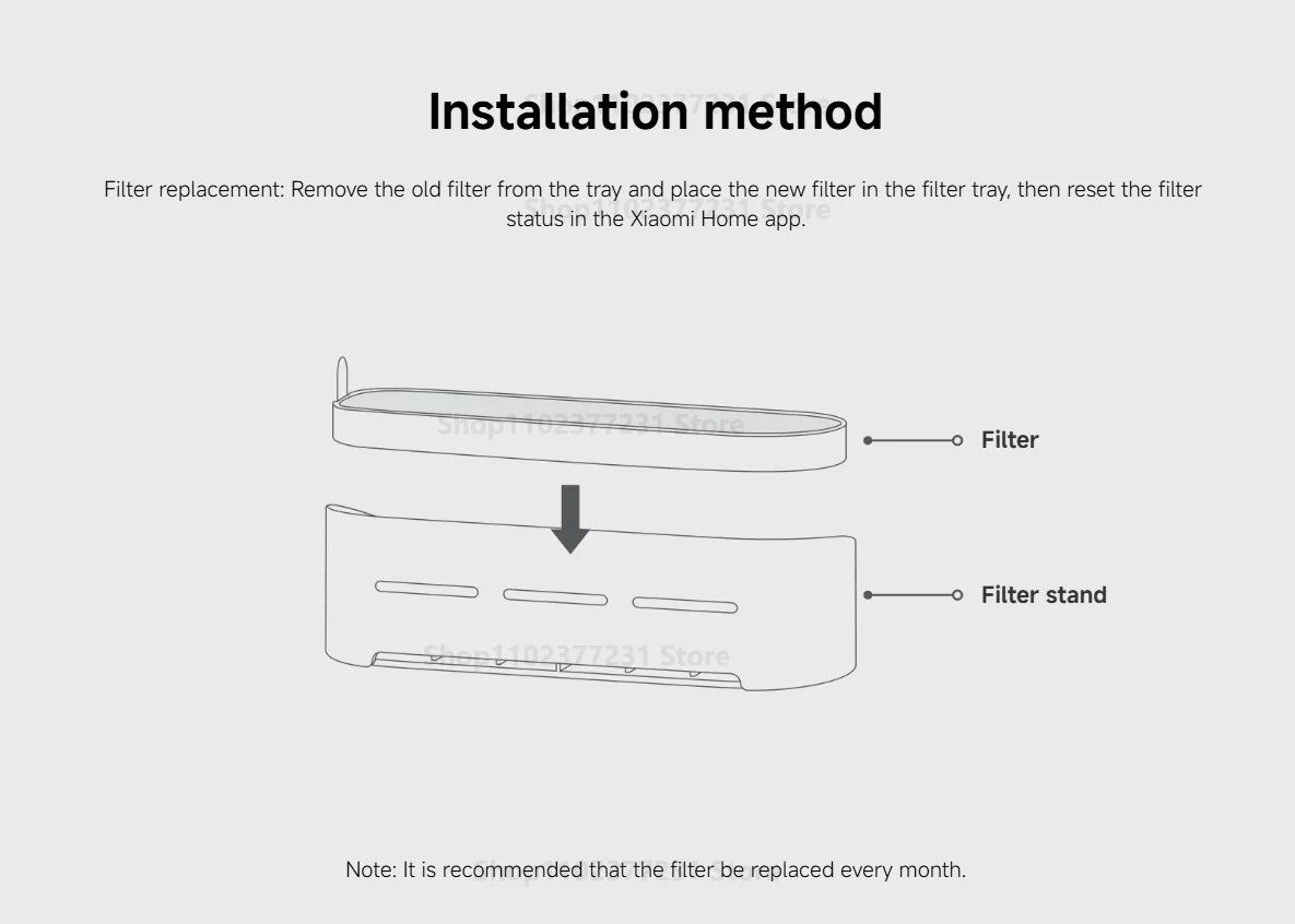 Original Xiaomi Smart Pet Fountain 2 Filter 3 Pcs Beauty World Shop