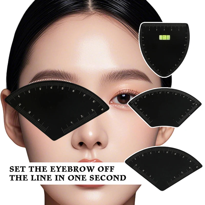 Eyebrow Ruler Microblading Mapping Tool Shaping Permanent Makeup Drawing Guide Ruler Tattoo Aluminum Alloy Fast Drawing Eyebrow Beauty World Shop