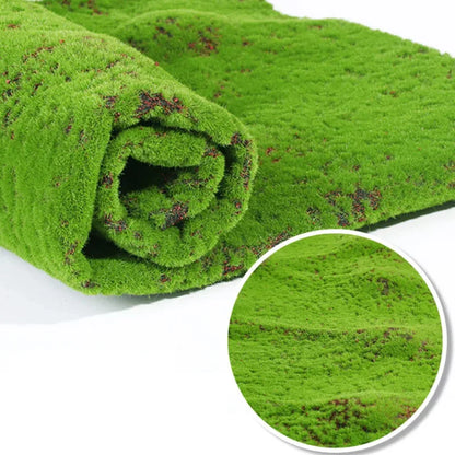 50X50cm Artificial Grass Rug Fake Moss Lawn Garden Landscape Turf Roll Festival Wedding Decoration  Mat Carpet Beauty World Shop