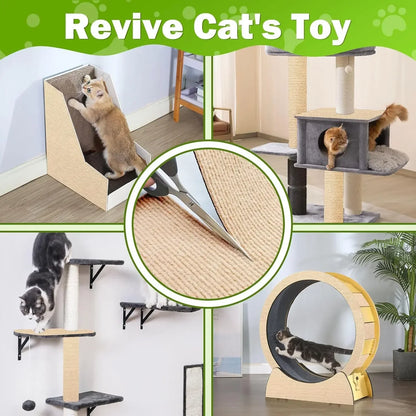Trimmable Self-Adhesive Carpet Cats Scratch Board Wall Anti Cat Scratch Sofa Diy Cats Scratch Board Sofa Protection Paws Sharpen Beauty World Shop