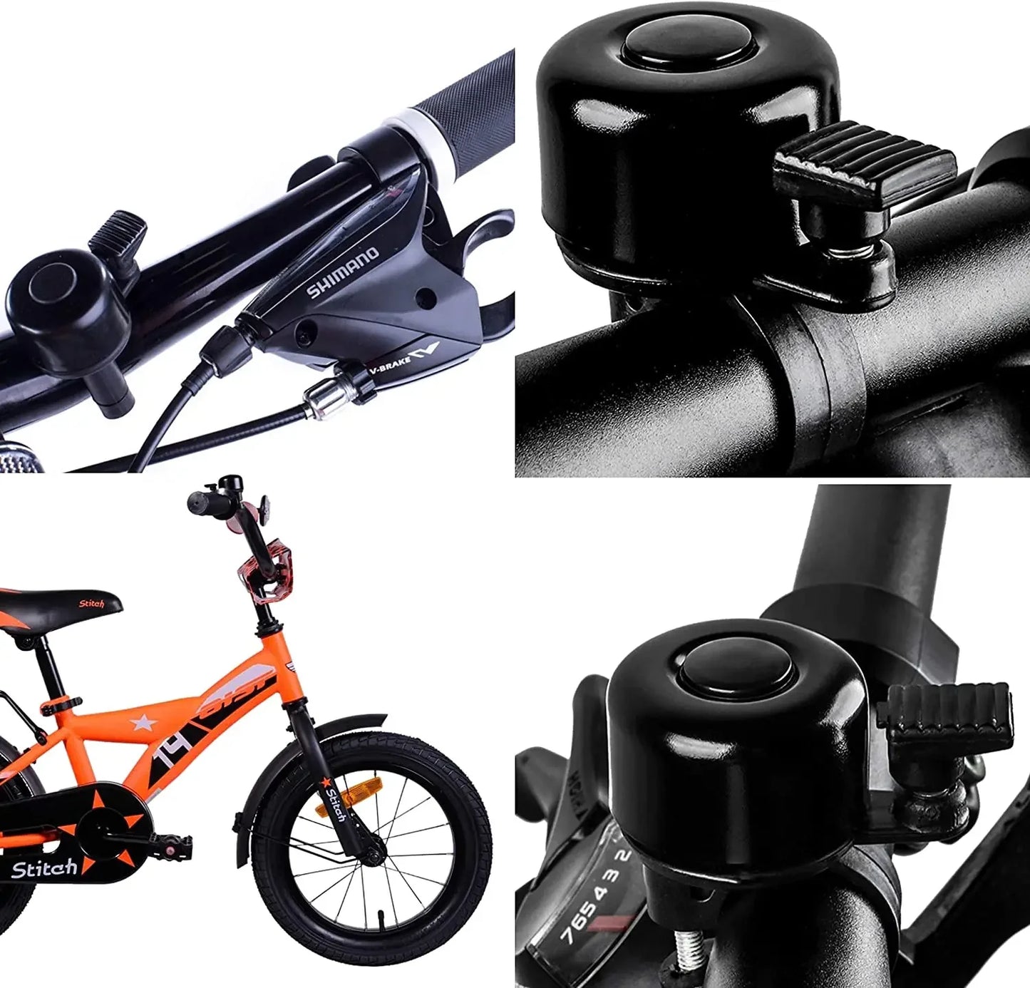 Bicycle Bell Small Size Alloy Mountain Road Bike Horn Sound Alarm For Safety Cycling Handlebar Bicycle Call Accessories Beauty World Shop