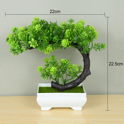 Artificial Plants Bonsai Small Tree Pot Fake Plant Flowers Potted Ornaments For Home Room Table Decoration Hotel Garden Decor Beauty World Shop