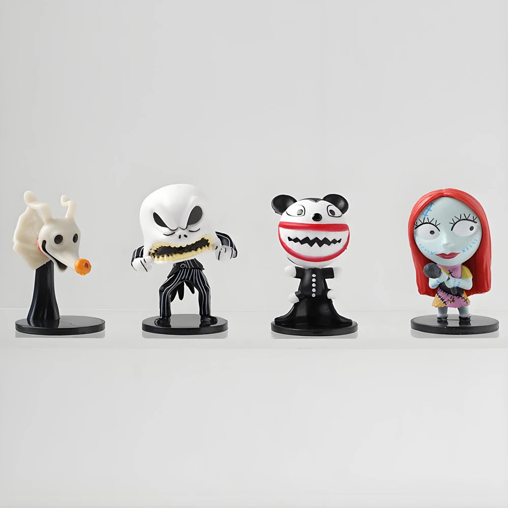 8pcs/set The Nightmare Sally Jack Skellington Christmas Action Figure Vinyl Figurine Halloween Gift Collection Toys Beauty World Shop