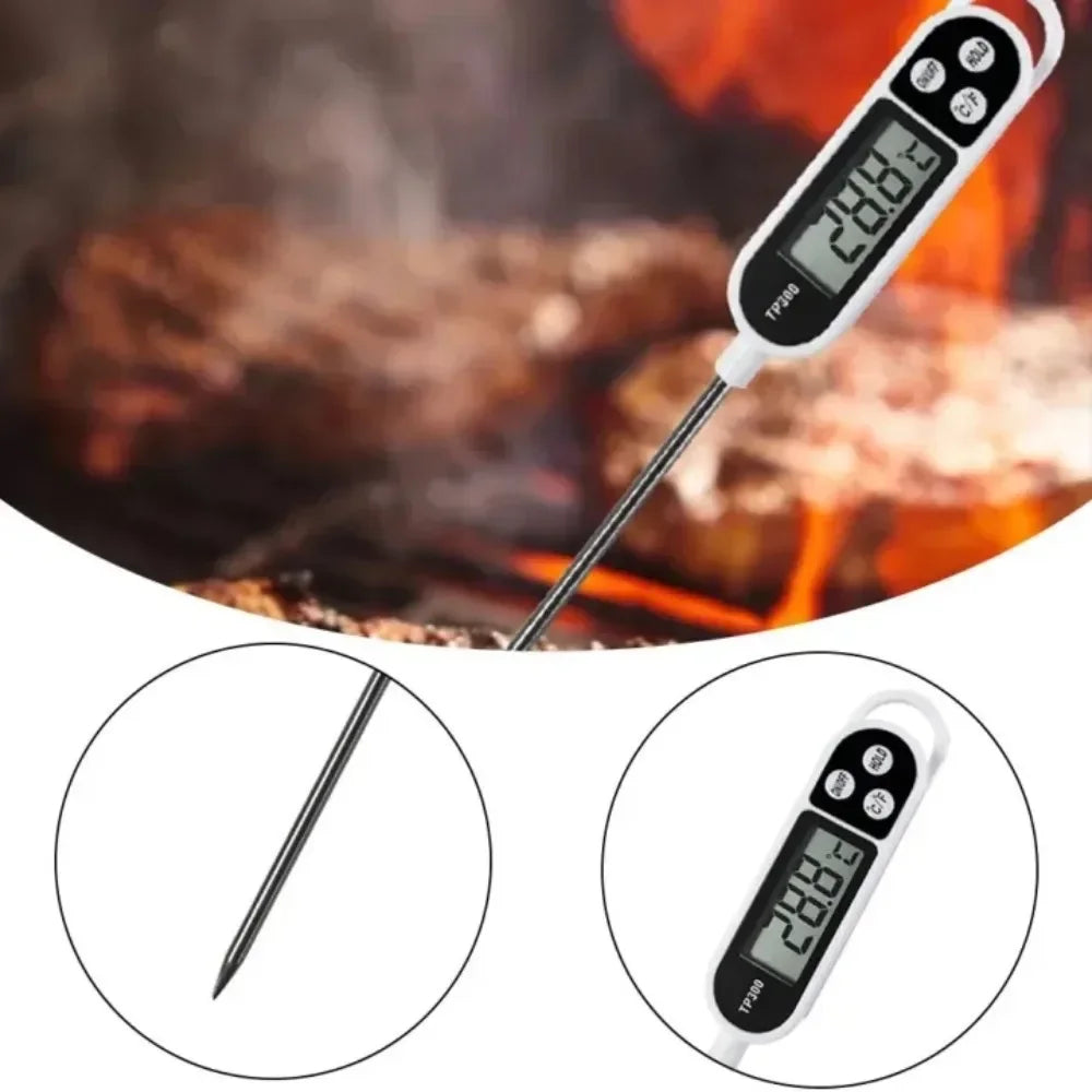 Food Thermometer TP300 Digital Kitchen Water Oil Thermometer for Meat Cooking Food Probe BBQ Electronic Oven Kitchen Tools Beauty World Shop