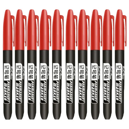 6-20PCs/Set PermanentMarker Pen Fine Point Waterproof Markers Thin Nib Crude Nib Black Blue Red Ink 1.5mm Fine Color Marker Pens Beauty World Shop