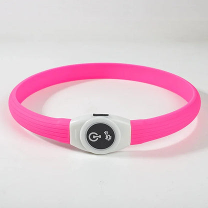 New Led Luminous Dog Collar PVC Waterproof , For Large Medium Small Dogs Collar Usb Light Night Safety Pet Glowing Accessories Beauty World Shop