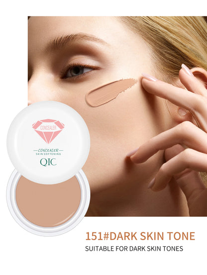 QIC Waterproof & Sweatproof Concealer Cream - Tattoo coverage, Long-Lasting Foundation, Natural,Full coverage, All Skin Types Beauty World Shop