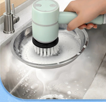 2025 Multi Functional Wireles Electric Cleaning Brush Household Toilet Cleaning Tool Handheld Kitchen Cleaning Brush