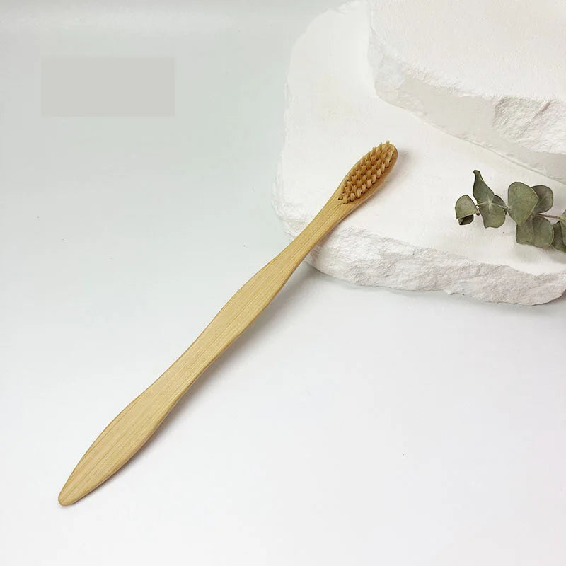 10/20/50/100/150Pcs Disposable adult bamboo soft bristled toothbrush wooden toothbrush clean mouth reusable for home and hotel Beauty World Shop